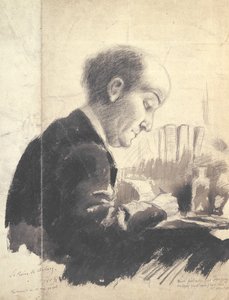 Porträt von Max Jacob (1876-1944) 1917 von Pierre de Belay