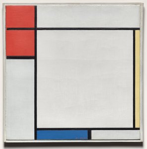 Komposition mit Rot, Gelb und Blau