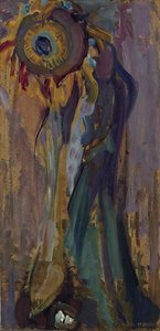 Sterbende Sonnenblume I, 1908 von Piet Mondrian