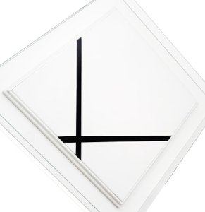 Rautenkomposition mit zwei Linien