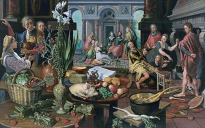 Christus im Haus von Martha und Maria