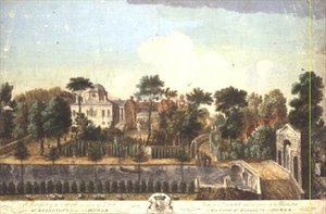 Chiswick House und Garten von Pieter Andreas Rysbrack