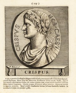 Flavius Julius Crispus, Sohn des römischen Kaisers Konstantin der Große, 1724 von Pieter Bodart