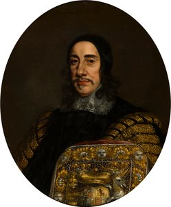Porträt von Sir Orlando Bridgeman 1. Bt. als Lord Keeper of the Great Seal, ca. 1664-74 von Pieter Borsseler