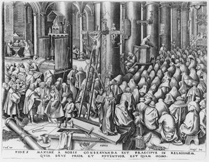 Glaube, graviert von Hieronymus Cock von Pieter Bruegel the Elder