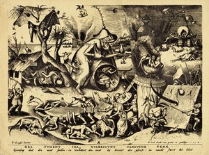 Ira, graviert von H. Cock, 1558 von Pieter Bruegel the Elder