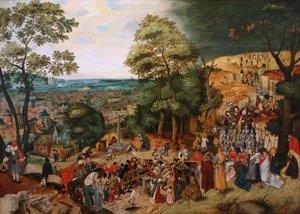 Christus trägt das Kreuz von Pieter Brueghel the Younger