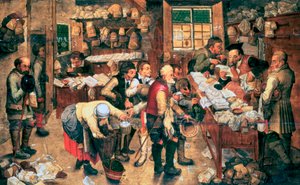 Der Zehntsammler, 1618 von Pieter Brueghel the Younger