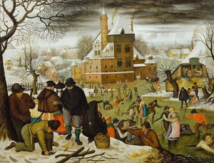 Die vier Jahreszeiten: Winter, zweite Hälfte des 16. Jahrhunderts