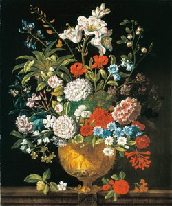 Juli, aus Die zwölf Monate der Blumen, ein Blumenkalender von Stillleben