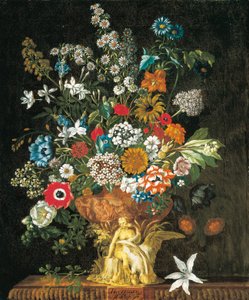 November, aus Die zwölf Monate der Blumen, ein Blumenkalender von Stillleben von Pieter Casteels