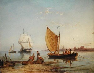 Vor Overschie, Holland von Pieter Christiaan Cornelis Dommelshuizen