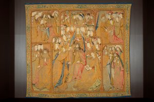 Flämische Tapisserie. Verkündigung, ca. 1502-04 von Pieter Coecke van Aelst