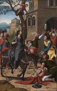 Einzug in Jerusalem von Pieter Coecke van Aelst or workshop