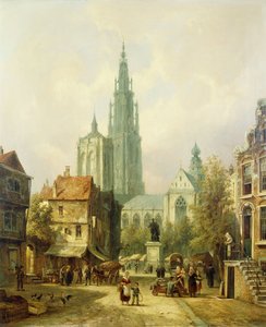 Ein Blick auf Antwerpen, 1870