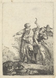 Ruth liest Ähren auf dem Feld von Boas von Pieter Cornelisz. Verbeeck (possibly)