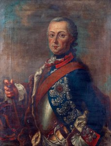 Porträt von Friedrich II. von Preußen, genannt Friedrich der Große von Pieter Frederik de la Croix