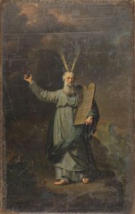 Moses mit den Gesetzestafeln