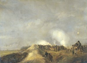 Die Bombardierung von Naarden, April 1814 von Pieter Gerardus van Os