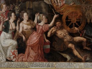 (Detail) Allegorie des Friedens von 1577 in den Niederlanden
