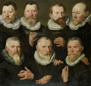 Die Kompanie von Hauptmann Hasselaer und Leutnant Hooft, um 1595-1603