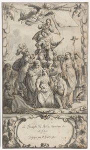 Frontispiz-Design für Frederick Hendrick van Nassauw