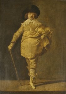 Ein stehender Kavalier