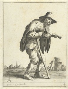 Aussätziger Bettler
