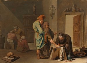 Die Fußoperation von Pieter Jansz Quast