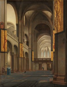 Das Kirchenschiff und der Chor der Mariakerk in Utrecht