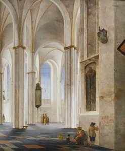 Das Innere der Buurkerk in Utrecht