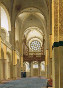 Innenraum der Marienkirche in Utrecht, 1638 (Detail)