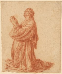Studie eines knienden Mannes von Pieter Lastman