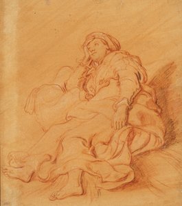 Studie der Figur von Rachel, um 1621