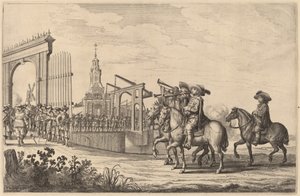 Einzug von Maria de Medici in Amsterdam [Tafel 1 von 6]