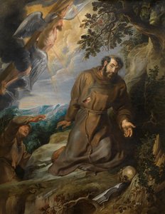 Heiliger Franziskus empfängt die Stigmata, ca. 1630-1634 von Pieter Paul Rubens