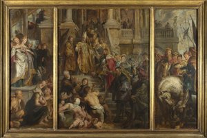 Skizze für das Hochaltarbild, St. Bavo, Gent, 1612