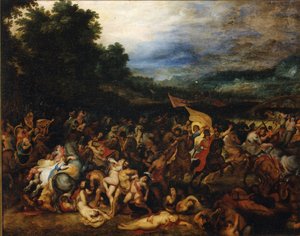 Die Schlacht der Amazonen Amazonomachia, 1598 von Pieter Paul Rubens