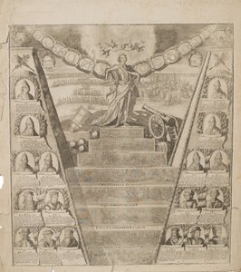 Die Apotheose von Peters militärischem Ruhm, 1717 von Pieter Pickaert