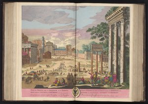 Forum Romanum in Rom von Pieter Schenk (I)