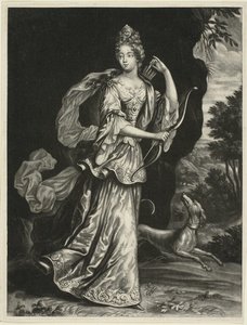 Anne Catharine Mouy, Gräfin von Broglia, als Göttin Diana