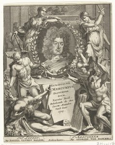Titelpagina des Europischen Mercurius, 1705