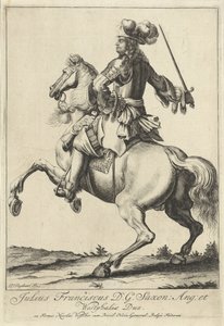 Reiterporträt von Julius Franz von Sachsen-Lauenburg von Pieter Stevens (vermeld in 1689)