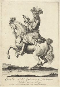 Reiterporträt von König Karl XI. von Schweden
