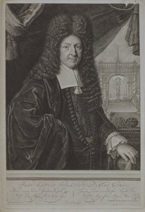 Jan Ernest Schmieden (1626-1707) 1707 von Pieter Stevens van Gunst