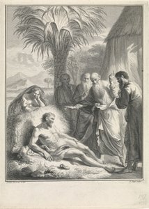Hiob auf dem Misthaufen von Pieter Tanjé
