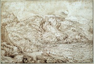 Landschaft der Alpen