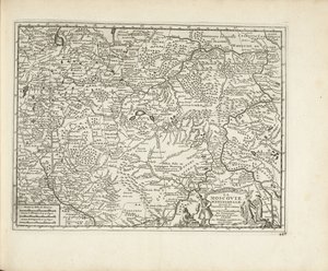 Karte von Moskau, 1726