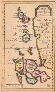 Karte der Molukken (modernes Indonesien)