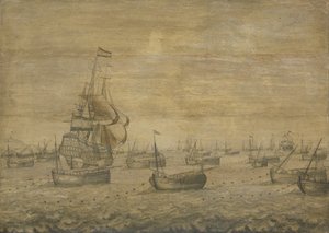 Die niederländische Heringsflotte von Pieter Vogelaer